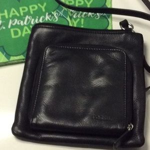 Leather Crossbody Handbag * Fossil